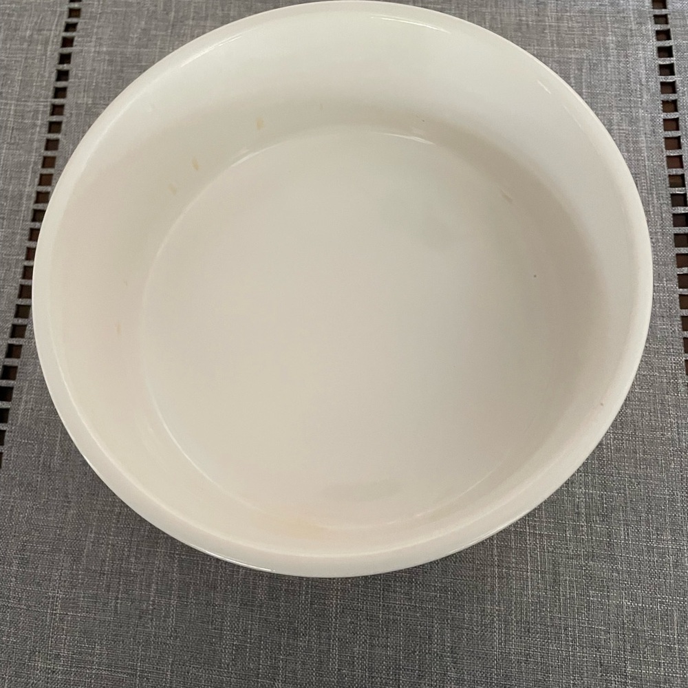 FRISCO White Ceramic Dog Bowl with Bone Design - Picture 2 of 4
